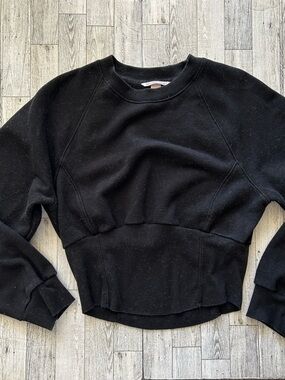 Victoria's Secret cotton fleece corset crewneck Sweatshirt size L